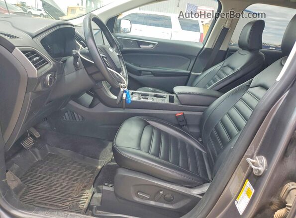 2FMPK4J91RBA27101 2024 FORD EDGE Charcoal წინა სალონის ხედი