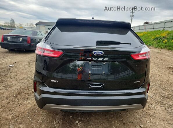 2FMPK4J91RBB13105 2024 FORD EDGE Black Widok z tyłu