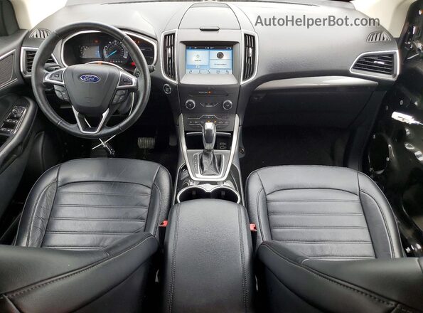 2FMPK4J92GBC06079 2016 FORD EDGE Black Вид панелі приладів
