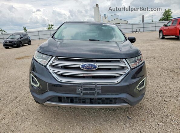 2FMPK4J92GBC06079 2016 FORD EDGE Black Вид спереду