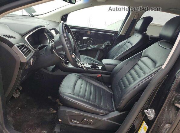 2FMPK4J92GBC06079 2016 FORD EDGE Black Вид салону спереду