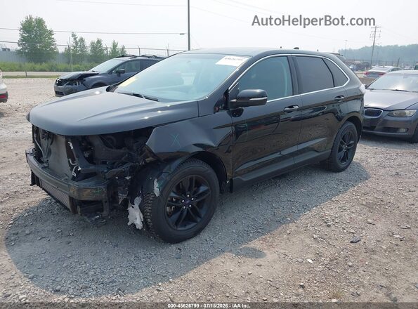 2FMPK4J92HBC11817 2017 FORD EDGE Black Vista tres cuartos delantera izquierda