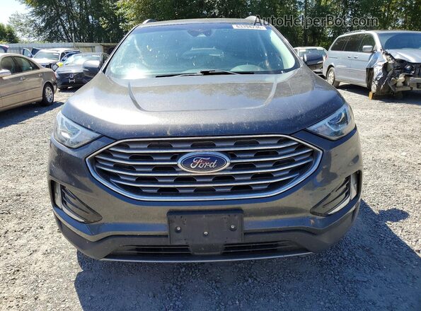 2FMPK4J92KBB89387 2019 FORD EDGE Gray წინა ხედი