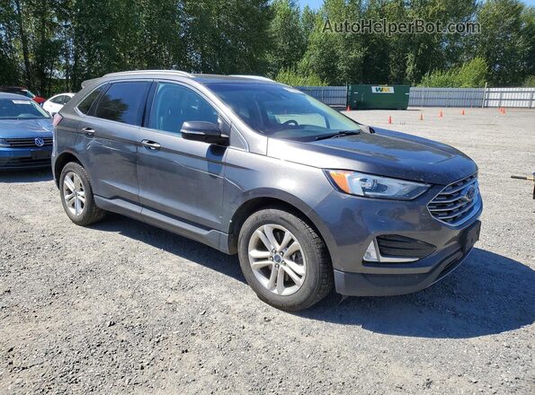 2FMPK4J92KBB89387 2019 FORD EDGE Gray წინა მარჯვენა