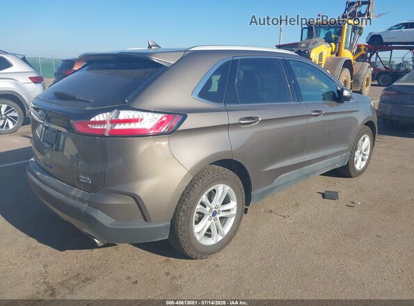 2FMPK4J92KBC21416 2019 FORD EDGE Brown Rear right