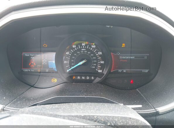 2FMPK4J92KBC71491 2019 FORD EDGE Черный Вид задних сидений