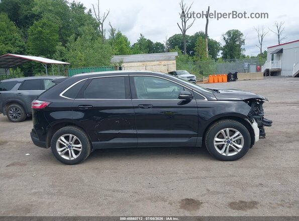 2FMPK4J92KBC71491 2019 FORD EDGE Черный Панорамный вид салона 360°