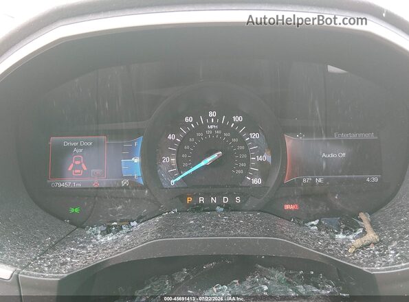 2FMPK4J92LBA38566 2020 FORD EDGE Black უკანა სავარძლების ხედი