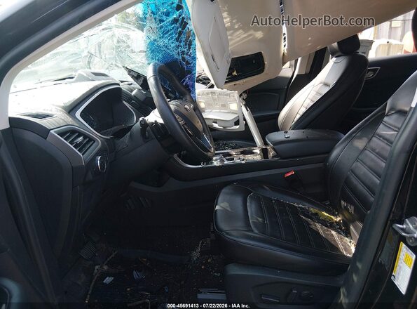 2FMPK4J92LBA38566 2020 FORD EDGE Black წინა სალონის ხედი
