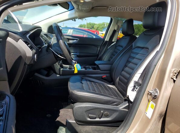 2FMPK4J92LBA99075 2020 FORD EDGE Tan Widok wnętrza z przodu