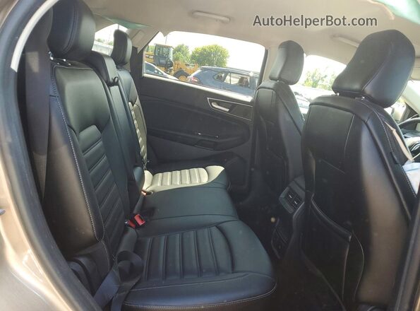 2FMPK4J92LBA99075 2020 FORD EDGE Tan Widok wnętrza z tyłu