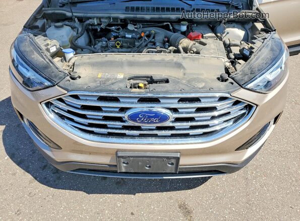 2FMPK4J92LBA99075 2020 FORD EDGE Tan Widok komory silnika