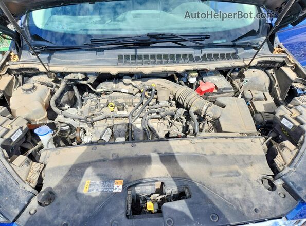 2FMPK4J92LBB08521 2020 FORD EDGE Blue Widok wnętrza z tyłu