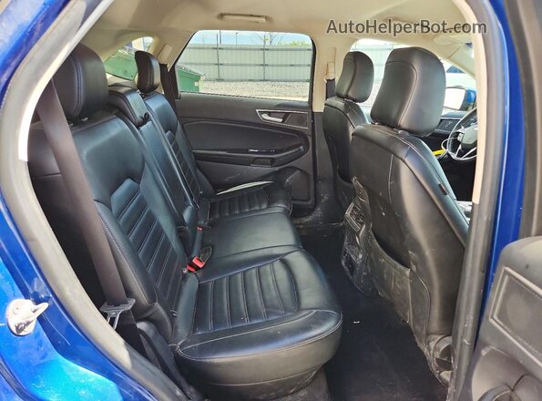 2FMPK4J92LBB08521 2020 FORD EDGE Blue Widok tylnych siedzeń