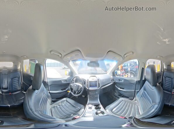 2FMPK4J92LBB08521 2020 FORD EDGE Blue Widok naklejki z numerem VIN