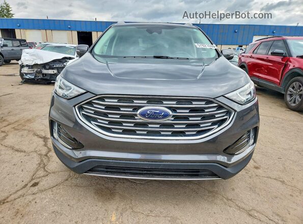 2FMPK4J92LBB65267 2020 FORD EDGE Gray Вид спереду