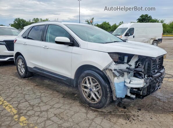 2FMPK4J92MBA33739 2021 FORD EDGE White Передня права чверть
