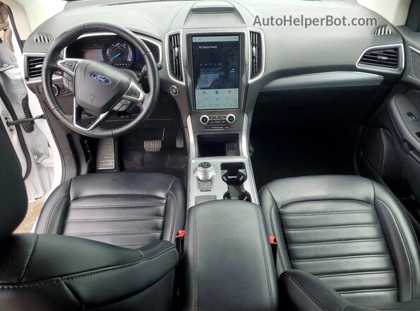 2FMPK4J92MBA33739 2021 FORD EDGE White Вид панелі приладів