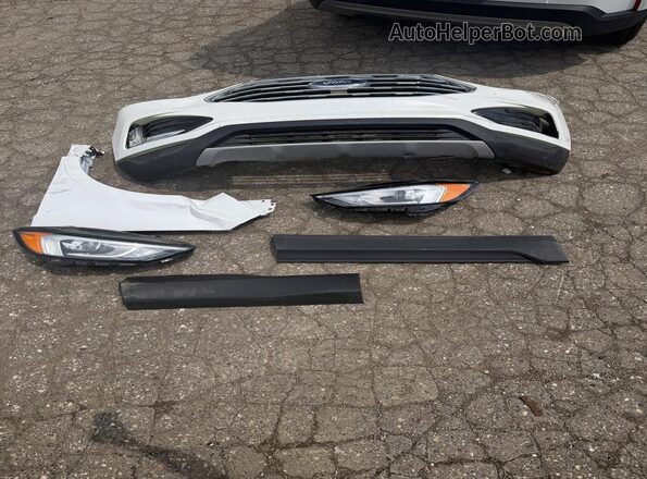 2FMPK4J92MBA33739 2021 FORD EDGE White Вид наклейки з VIN-кодом