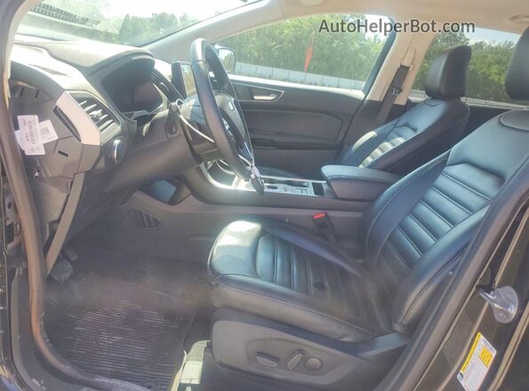 2FMPK4J92NBA77130 2022 FORD EDGE Black Widok wnętrza z przodu