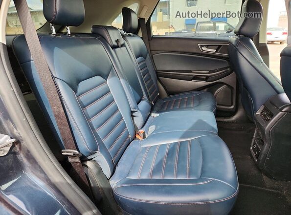 2FMPK4J92NBA77743 2022 FORD EDGE Gray უკანა სალონის ხედი