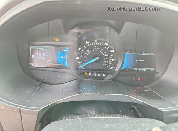2FMPK4J92NBA77743 2022 FORD EDGE Gray ხელსაწყოთა პანელის ხედი