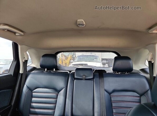 2FMPK4J92NBA77743 2022 FORD EDGE Gray უკანა სავარძლების ხედი