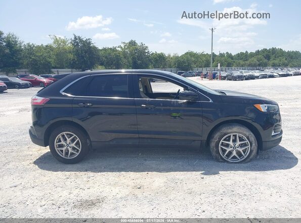 2FMPK4J92NBB04794 2022 FORD EDGE Black Widok wnętrza z tyłu