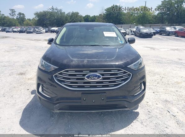 2FMPK4J92NBB04794 2022 FORD EDGE Black Widok zestawu wskaźników