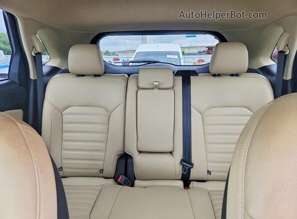 2FMPK4J92PBA10272 2023 FORD EDGE White Rear seats view
