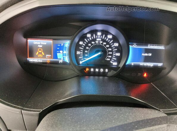 2FMPK4J92PBA31767 2023 FORD EDGE Gray Widok zestawu wskaźników