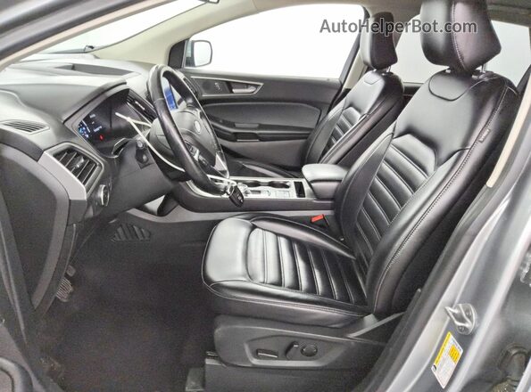2FMPK4J92PBA31767 2023 FORD EDGE Gray Widok wnętrza z przodu