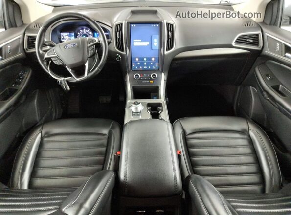 2FMPK4J92PBA31767 2023 FORD EDGE Gray Widok deski rozdzielczej