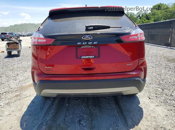 2FMPK4J92RBA24417 2024 FORD EDGE Red Vista trasera