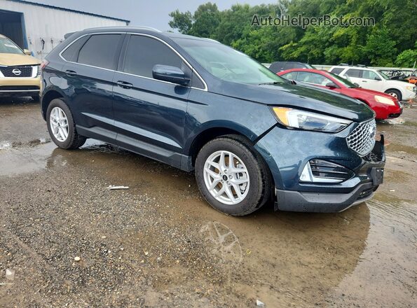 2FMPK4J92RBA44988 2024 FORD EDGE Blue Przód prawy