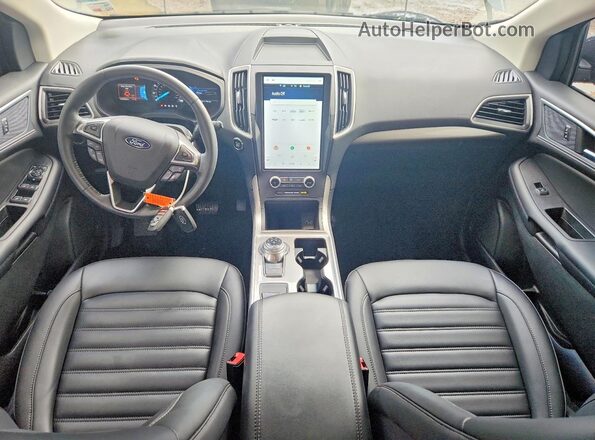2FMPK4J92RBA44988 2024 FORD EDGE Blue Widok deski rozdzielczej