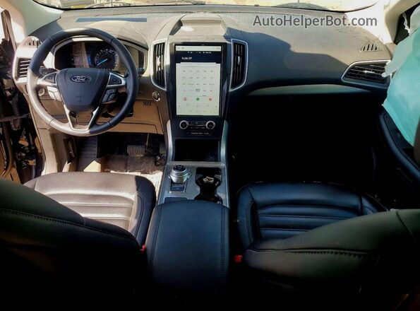 2FMPK4J92RBA82253 2024 FORD EDGE Black წინა პანელის ხედი