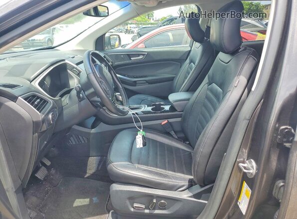 2FMPK4J93GBB87977 2016 FORD EDGE Gray წინა სალონის ხედი