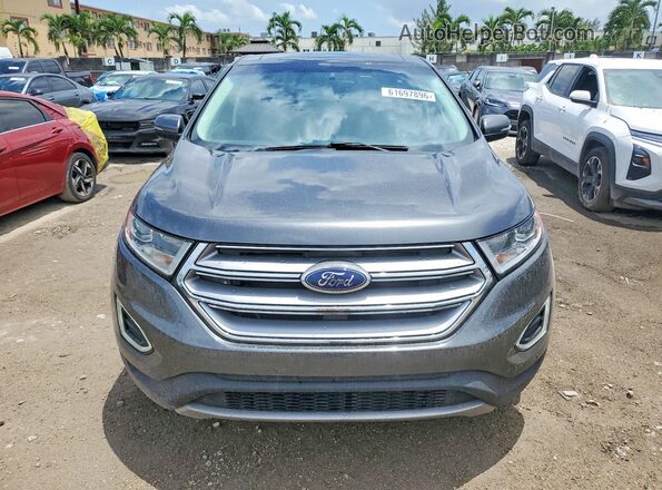 2FMPK4J93GBB87977 2016 FORD EDGE Gray წინა ხედი