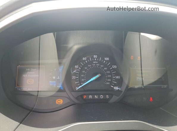 2FMPK4J93GBB87977 2016 FORD EDGE Gray ხელსაწყოთა პანელის ხედი