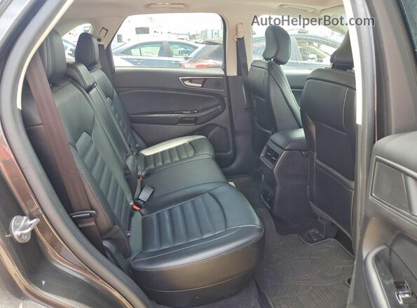 2FMPK4J93GBB87977 2016 FORD EDGE Gray უკანა სავარძლების ხედი