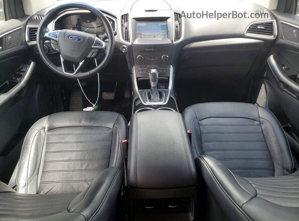 2FMPK4J93GBB87977 2016 FORD EDGE Gray წინა პანელის ხედი
