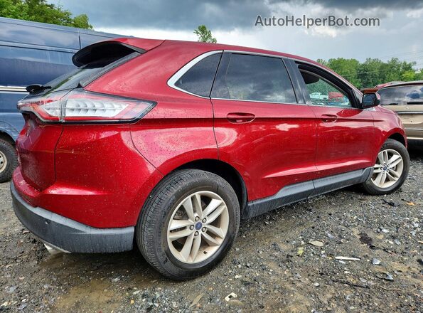 2FMPK4J93GBC34716 2016 FORD EDGE Red Հետևի աջ