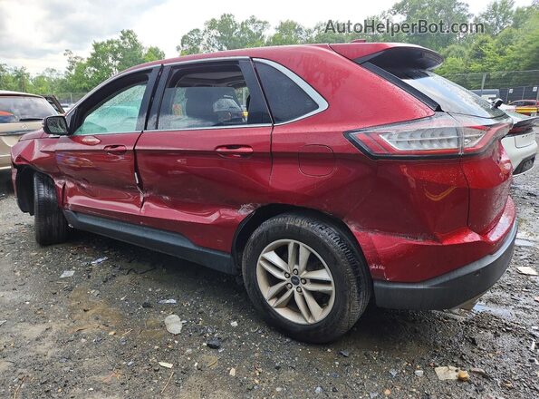 2FMPK4J93GBC34716 2016 FORD EDGE Red Հետևի ձախ