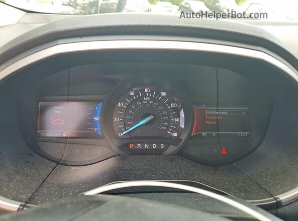 2FMPK4J93GBC34716 2016 FORD EDGE Red Սարքավորումների վահանակի տեսք