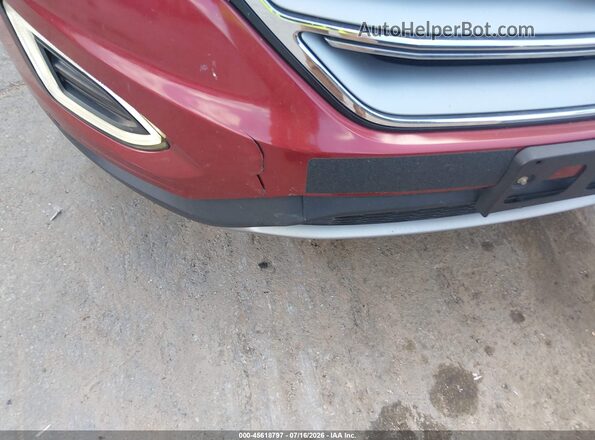 2FMPK4J93HBB26274 2017 FORD EDGE Бордовый Вид спереди