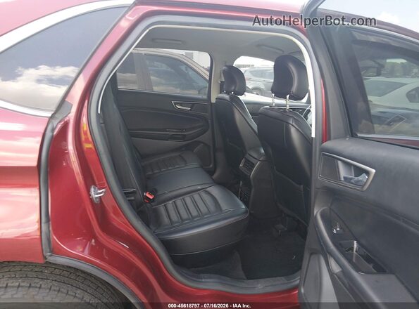 2FMPK4J93HBB26274 2017 FORD EDGE Бордовый Вид наклейки с VIN-кодом
