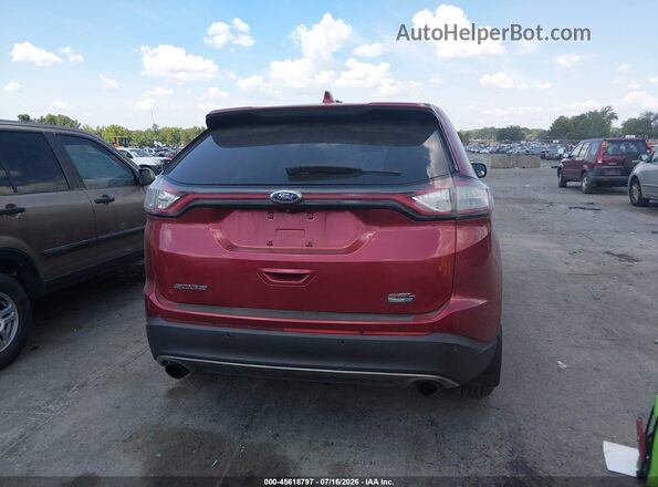 2FMPK4J93HBB26274 2017 FORD EDGE Бордовый 