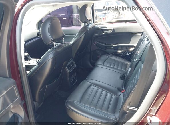 2FMPK4J93HBB83252 2017 FORD EDGE Maroon Widok naklejki z numerem VIN