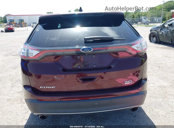 2FMPK4J93HBB83252 2017 FORD EDGE Maroon 